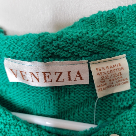 Venezia Green Sweater New With Tags 22/24 - Picture 3 of 4